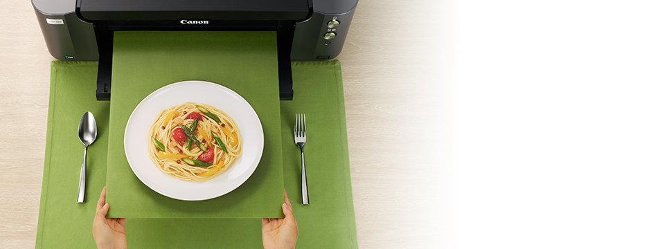 cannon printer printing noodles on paper